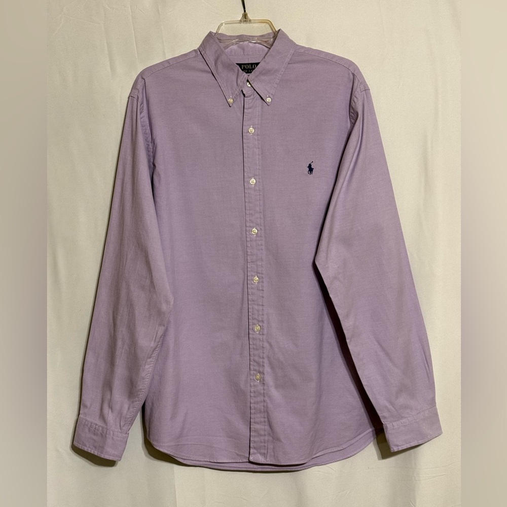 Polo Ralph Lauren Lavender Button-Down Long Sleeve Shirt Size XL